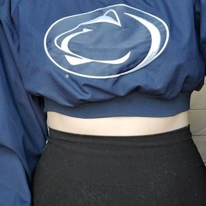 Nike cropped sports sweatshirts
